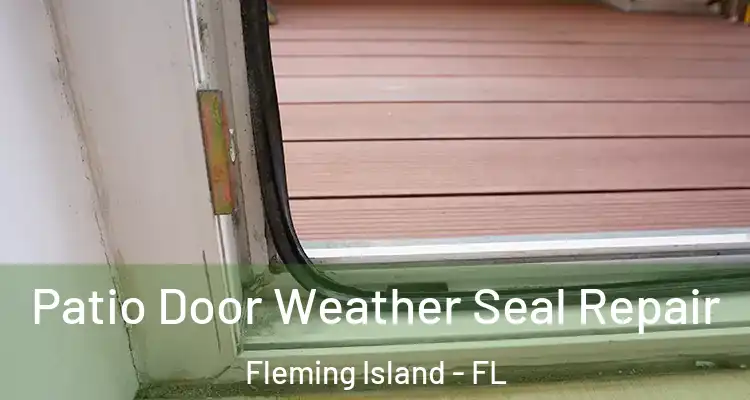 Patio Door Weather Seal Repair Fleming Island - FL