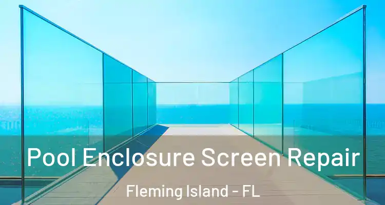 Pool Enclosure Screen Repair Fleming Island - FL